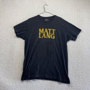 Matt Lang Graphic merch T-shirt Adult Sz L Country Music Canadian Cowboy Western